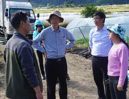 深圳市农科集团专家领导到察隅农场考察交流